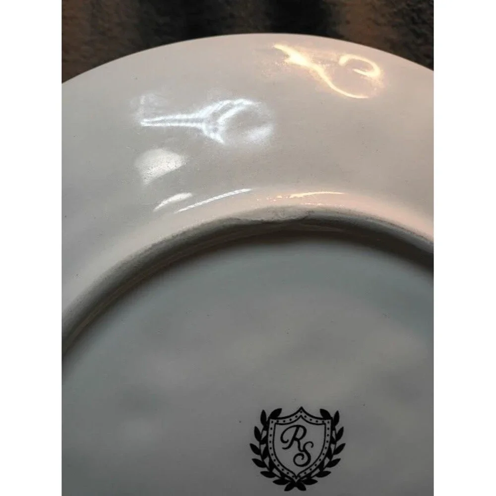 Set/2 Robert Stanley Harvest Pumpkin Salad Dessert Plates Fall Thanksgiving 3C